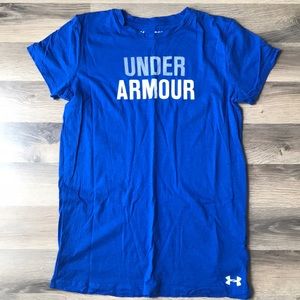 Under Armour blue loose fit tshirt